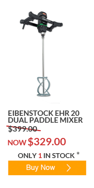 Eibenstock EHR 20 Dual Paddle Concrete Mixer