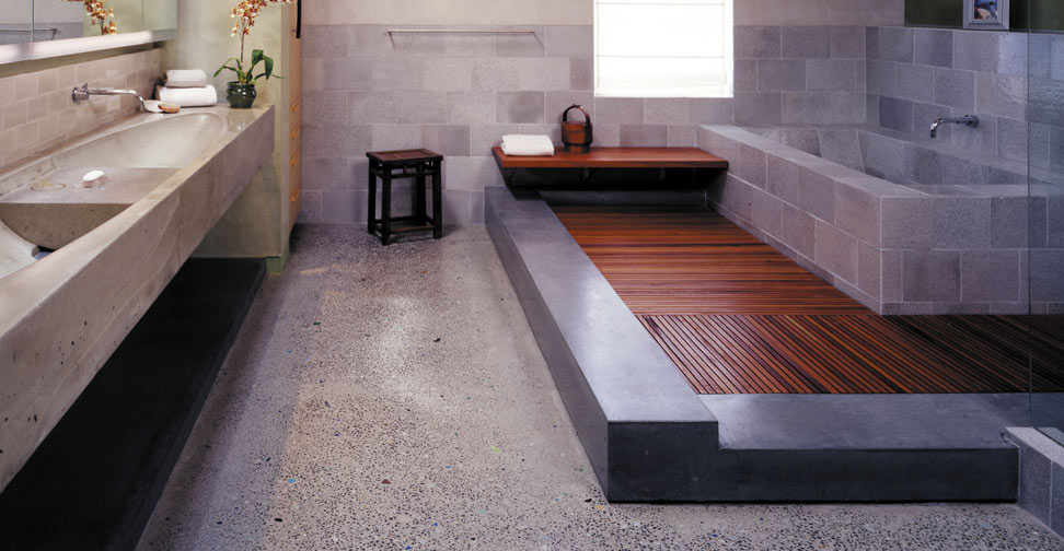 Concrete Dual Sink and Floor by Fu-Tung Cheng | Concrete Exchange