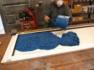 Casting Recycled Glass Countertops | CHENG Concrete Exchange