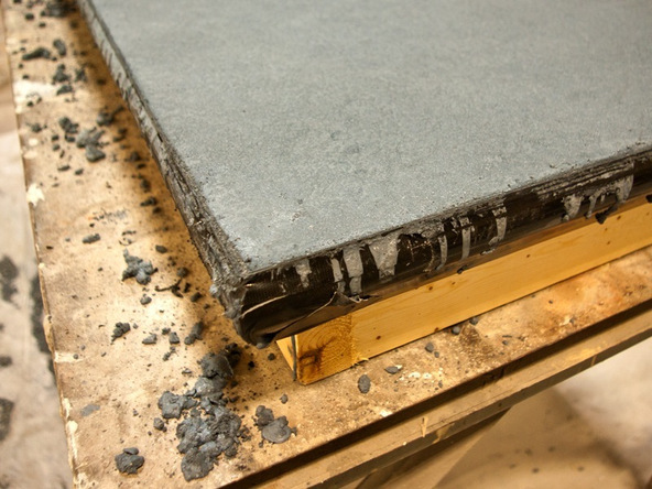 Demolding Step 1.1 - Pour in Place Concrete Countertops | CHENG Concrete Exchange