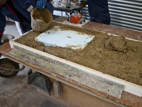 Pour the Concrete Step 2.1 - Precast Concrete Countertops | CHENG Concrete Exchange