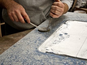 Remove the Countertop from its Mold Step 2 - Precast Concrete Countertops | CHENG Concrete Exchange