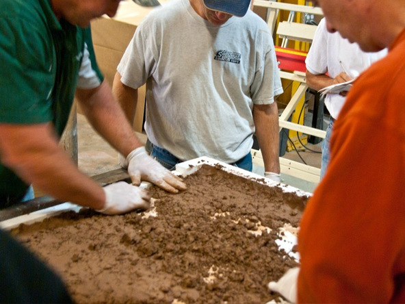 Press Method - Hand Pressed Concrete Countertops | CHENG Concrete Exchange