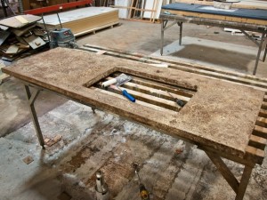 Sealing Step 3.3 - Pressed Concrete Countertops | CHENG Concrete Exchange