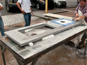 Cut/Clear Step 1.3 - Terrazzo Concrete Countertops | CHENG Concrete Exchange