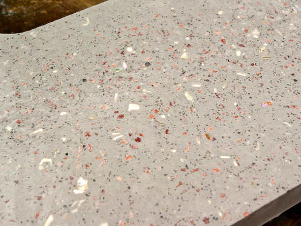 Cut/Clear Step 2.3 - Terrazzo Concrete Countertops | CHENG Concrete Exchange