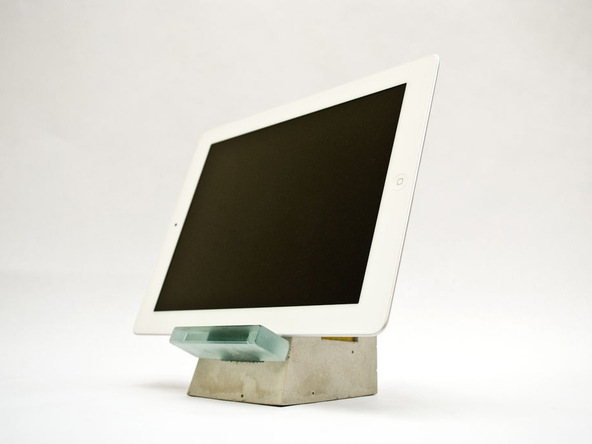 Concrete iPad Easel | CHENG Concrete Exchange