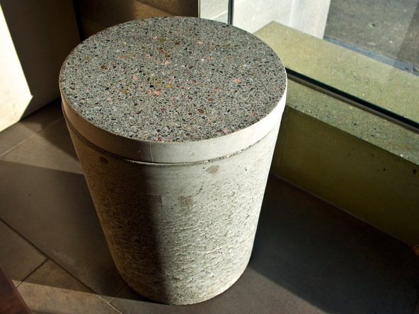 Step 17.1, Finished Piece - 5-Gallon Bucket Storage Stool Pro-Formula | CHENG Concrete Exchange