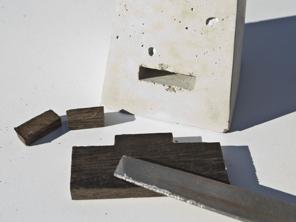 Step 9.1, Make the Wood Ledge - iPad Easel | CHENG Concrete Exchange