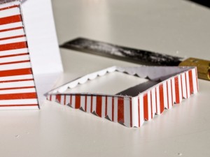 Step 2.2, Measure, Mark, and Cut Popcorn Form - iPad Easel | CHENG Concrete Exchange