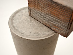 Step 7.2, Sand Rough Edges - Cylindrical Planter | CHENG Concrete Exchange