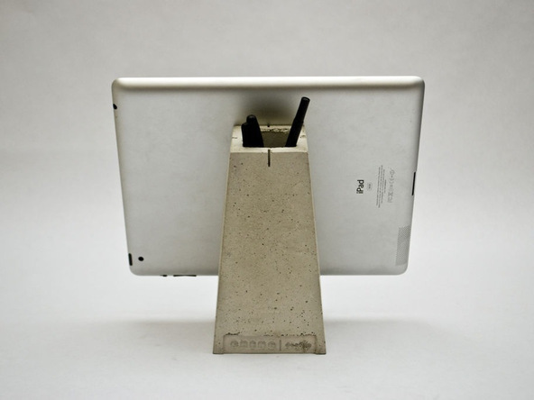 Step 11.2, Finished Concrete - iPad Easel | CHENG Concrete Exchange