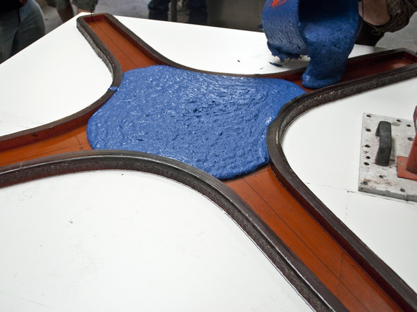 Casting the Concrete for Bent Concrete Side Table | CHENG Concrete Exchange