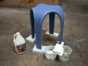 Sealing Step 1.1 - Bent Concrete Side Table | CHENG Concrete Exchange