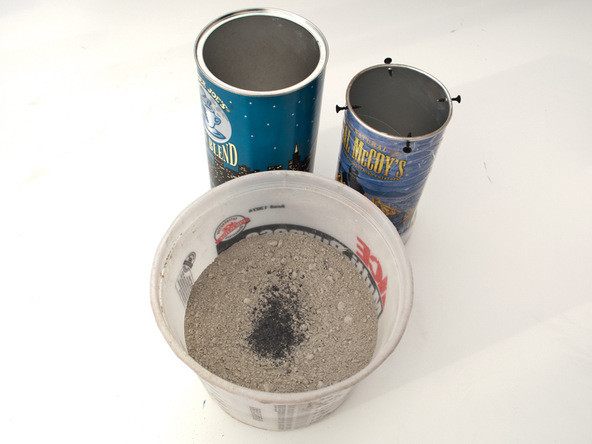 Step 4.1, Mix, Pour, Vibrate Concrete - Cylindrical Planter | CHENG Concrete Exchange