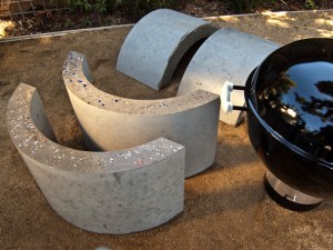 Assembly Step 4 - Silo Grill Surround | CHENG Concrete Exchange