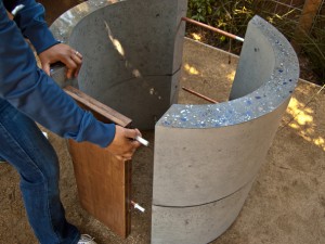 Assembly Step 5.1 - Silo Grill Surround | CHENG Concrete Exchange