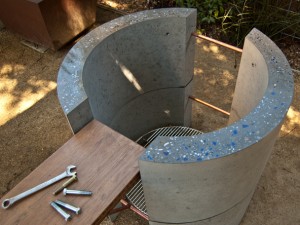 Assembly Step 6.3 - Silo Grill Surround | CHENG Concrete Exchange