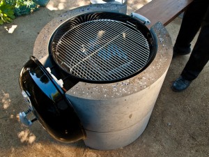 Finished Silo Surround Step 2.2 - Silo Grill Surround | CHENG Concrete Exchange