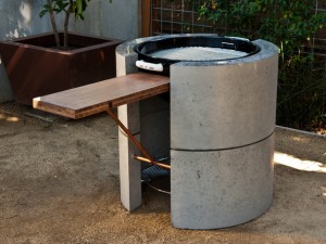 Finished Silo Surround Step 4.2 - Silo Grill Surround | CHENG Concrete Exchange