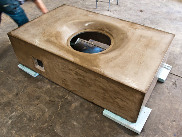 Fabric Formed Concrete Fire Pit | CHENG Concrete Exchange