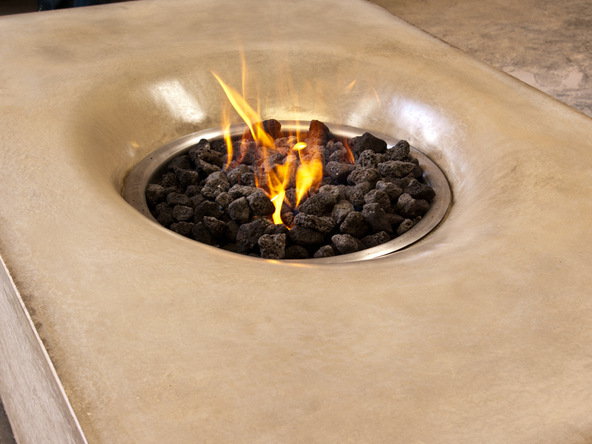 Fabric-Formed Concrete Fire Table| CHENG Concrete Exchange