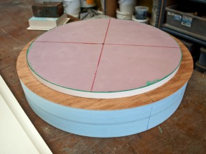 Forming Step 3.2 - Fabric Formed Concrete Fire Table | CHENG Concrete Exchange