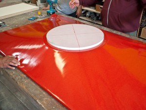Forming Step 5.2 - Fabric Formed Concrete Fire Table | CHENG Concrete Exchange