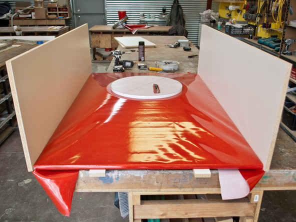 Forming Step 6.3 - Fabric Formed Concrete Fire Table | CHENG Concrete Exchange