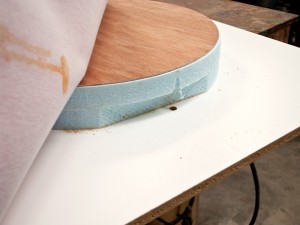 Vacuum Hookup Step 1 - Fabric Formed Concrete Fire Table | CHENG Concrete Exchange