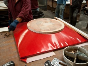 Fire Table Variation Step 2.3 - Fabric Formed Concrete Fire Table | CHENG Concrete Exchange