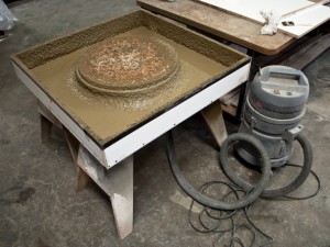 Fire Table Variation Step 3.1 - Fabric Formed Concrete Fire Table | CHENG Concrete Exchange