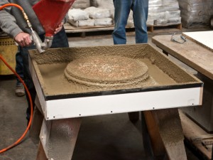 Fire Table Variation Step 3.3 - Fabric Formed Concrete Fire Table | CHENG Concrete Exchange