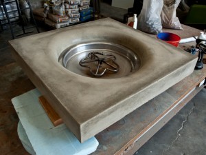 Fire Table Variation Step 6.1 - Fabric Formed Concrete Fire Table | CHENG Concrete Exchange