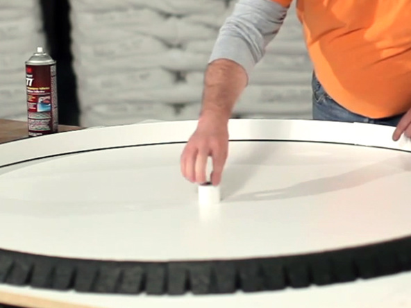 Round Concrete Table Top and Base - Table Top Forming | CHENG Concrete Exchange