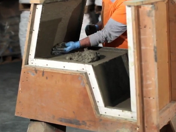 Mixing and Casting Step 1.1 - Greenbrae Chair | CHENG Concrete Exchange