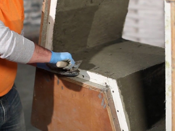 Mixing and Casting Step 2.1 - Greenbrae Chair | CHENG Concrete Exchange