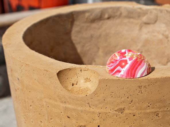 Step 11.3, Main Form Demolding - 5-Gallon Bucket Storage Stool D-FRC | CHENG Concrete Exchange