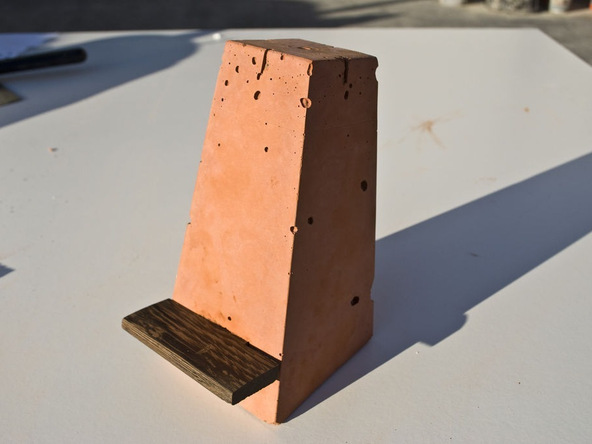 Step 9.3, Make the Wood Ledge - iPad Easel | CHENG Concrete Exchange