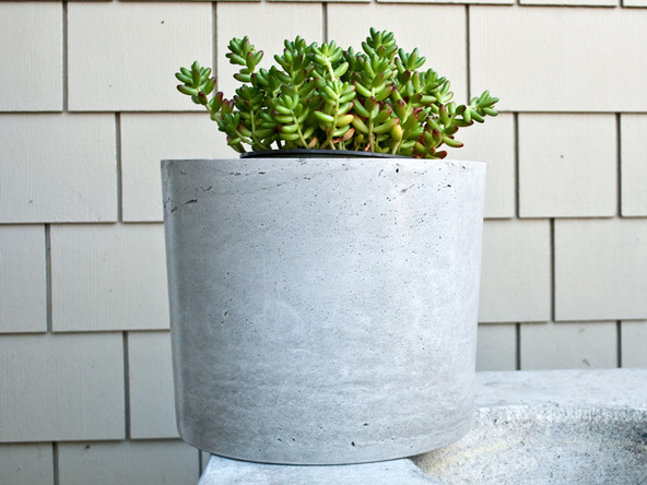 5 Gallon Concrete Planter | CHENG Concrete Exchange