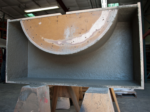 Casting Step 2.3 - Quadra Fire Pit | CHENG Concrete Exchange