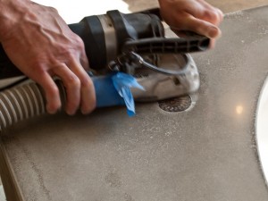 Finishing Step 1.1 - Quadra Fire Pit | CHENG Concrete Exchange