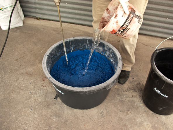 Mixing Step 4.2 - Recycled Glass Countertops | CHENG Concrete Exchange