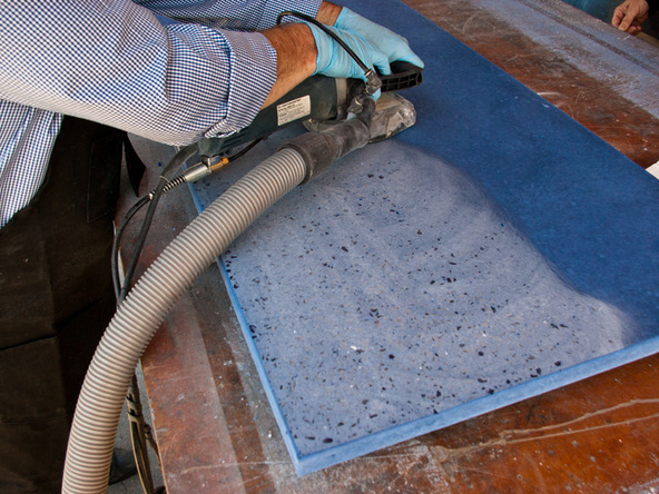 Polishing Concrete Countertop Class | CHENG Concrete Exchange