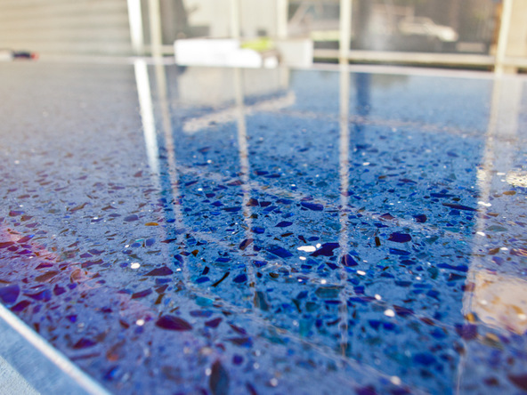 Sealing Step 6.2 - Recycled Glass Countertops | CHENG Concrete Exchange