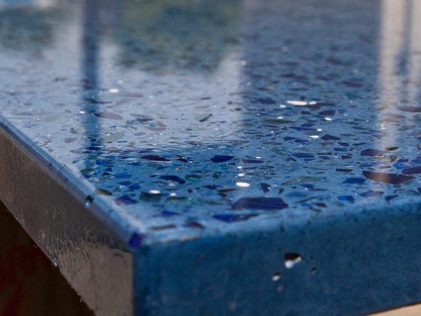Sealing Step 7.2 - Recycled Glass Countertops | CHENG Concrete Exchange