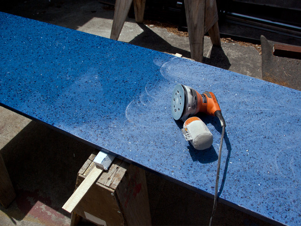 Sealing Step 8.1 - Recycled Glass Countertops | CHENG Concrete Exchange