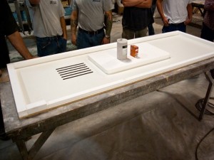 Forming Step 1.1 - Simulated Stone Countertops | CHENG Concrete Exchange