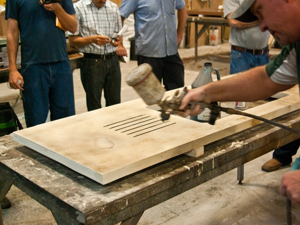 Staining Step 2.3 - Simulated Stone Countertops | CHENG Concrete Exchange