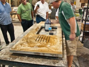 Staining Step 3.3 - Simulated Stone Countertops | CHENG Concrete Exchange